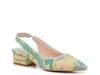 Mango Pump Yellow/Blue/Multicolor Floral Print view