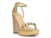 Callirah Platform Sandal Gold Snake Print view