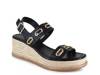 Dani Wedge Sandal Black view