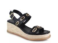 Dani Wedge Sandal Black view