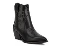 Aries Western Bootie Black view