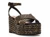 Randal Platform Sandal Black Multicolor view