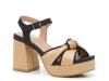 Roxie Platform Sandal Beige/Black view