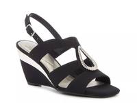 Vilma Wedge Sandal Black view