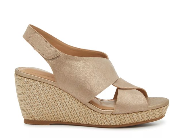 Hush Puppies - Free Shipping | DSW Hush Puppies Blackzip Ankle High Leather Taupe Wedge Sandals main image 0