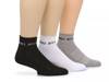 Cushion Women’s Ankle Socks – 3 Pack White/Black/Grey view
