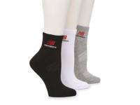 Cushion Women’s High Ankle Socks – 3 Pack White/Grey/Black view