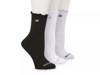 Lightweight Mid Ruffle Women’s Crew Socks – 3 Pack White/Black/Grey view