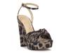 Immie Platform Sandal Black/Brown Leopard Print view