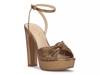 Immie Platform Sandal Gold Metallic  Snake Print view