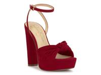 Immie Platform Sandal Red view