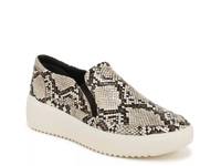 Kearny Slip-On Sneaker - Women's Black/Beige Snake Print Leather view