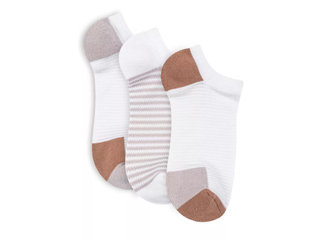 Cushioned Women's No Show Socks - 3 Pack
