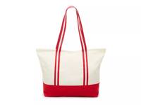 Bonnie Tote Red/Beige view