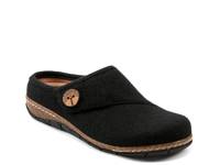 Ezra Clog Black Fabric view