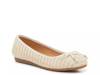 Cindrew Ballet Flat Tan/White view