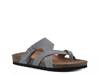 Graph Sandal Blue Suede view