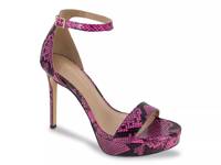 Nallah Sandal Pink Snake Print Synthetic view