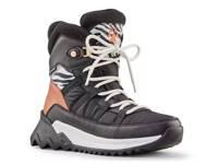 Steez Snow Boot Multicolor Zebra Print view