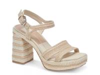 Anira Platform Sandal Ivory view
