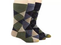 Argyle Men's Crew Socks - 3 Pack Multicolor view