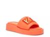 Opal Platform Sandal Apricot Orange view