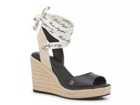 Cecilia Espadrille Wedge Sandal Black view
