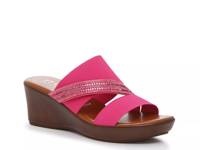 Boom Wedge Sandal Fuchsia view