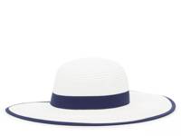Straw Sun Hat White/Navy view