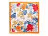 Floral Scarf Orange/Blue/White Floral Print view