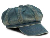 Denim Military Hat Denim Blue view
