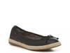 Katie Espadrille Flat Black Synthetic view