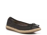 Katie Espadrille Flat Black Synthetic view