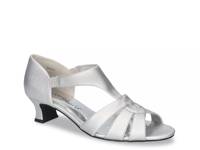 Essie Sandal Silver Satin view