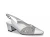 Bizzy Pump Silver Satin view