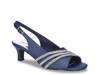 Teton Sandal Navy/Silver Satin view