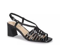 Topaz Sandal Black Patent view