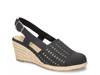 Taffy Wedge Sandal Black view
