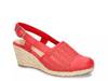 Taffy Wedge Sandal Red view