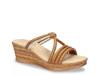 Elvera Wedge Sandal Tan view