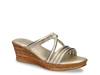Elvera Wedge Sandal Gold Metallic view