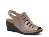 Alana Wedge Sandal Smoke Grey view