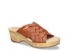 Rosan Wedge Sandal Cognac view