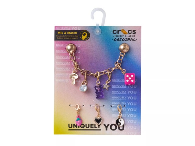 Custom Charm Chain Jibbitz Set - 5 Pack