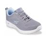 Go Walk Joy Violet Sneaker - Women's Grey/Blue view