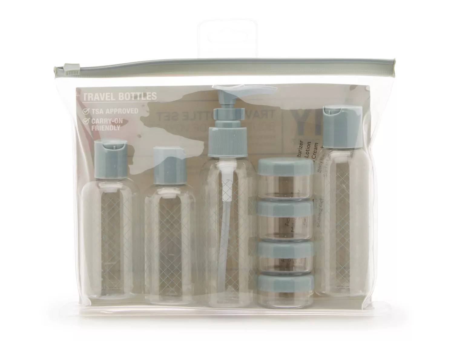 Travel Bottle Set - 8 Piece Pack