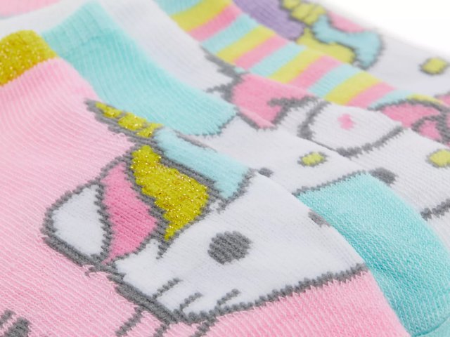 Hello Kitty Kids' No Show Socks - 5 Pack