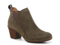 Bailey Ankle Bootie Dark Olive Green Suede view
