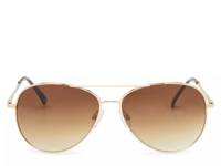 Chase Aviator Sunglasses Gold view