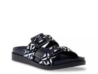 Micah Platform Sandal Navy view